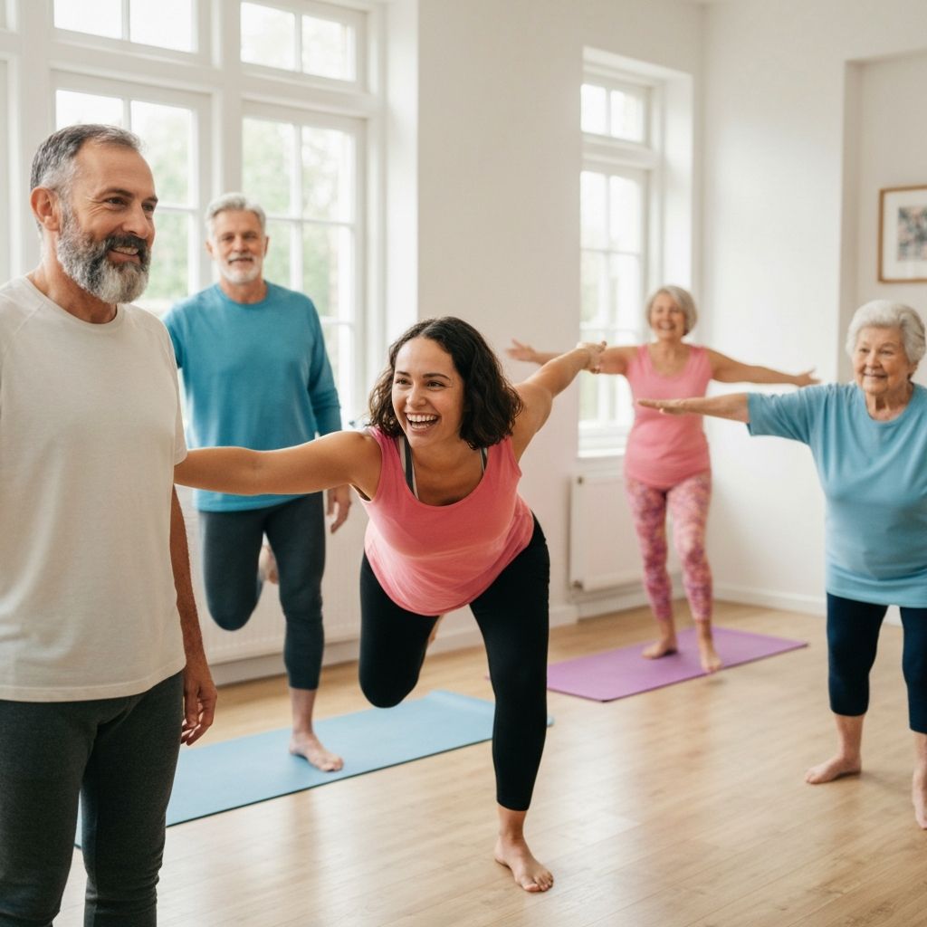 Menschen bei sanfter Bewegung